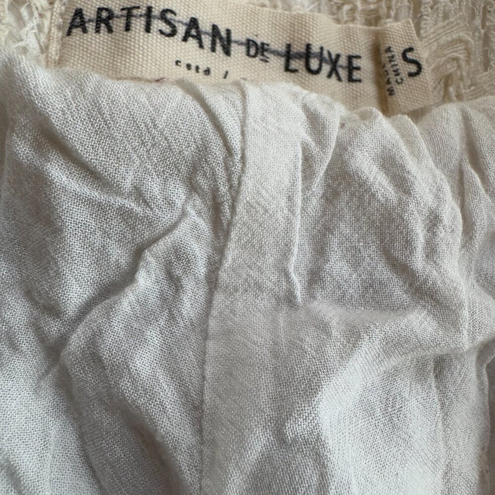 NWOT! Artisan de Luxe Cream Lace Pull-On Pants – Size Small - Picture 5 of 5